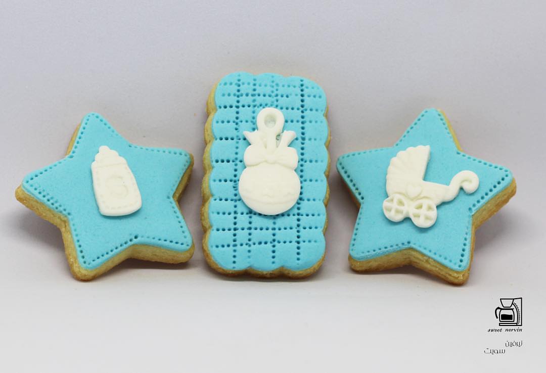 الحجم صغير #كوكيز #الإحساء #الاحساء #كوكيز_السكر #كوكيز_مواليد #كوكيز_اطفال #cookies #توزي