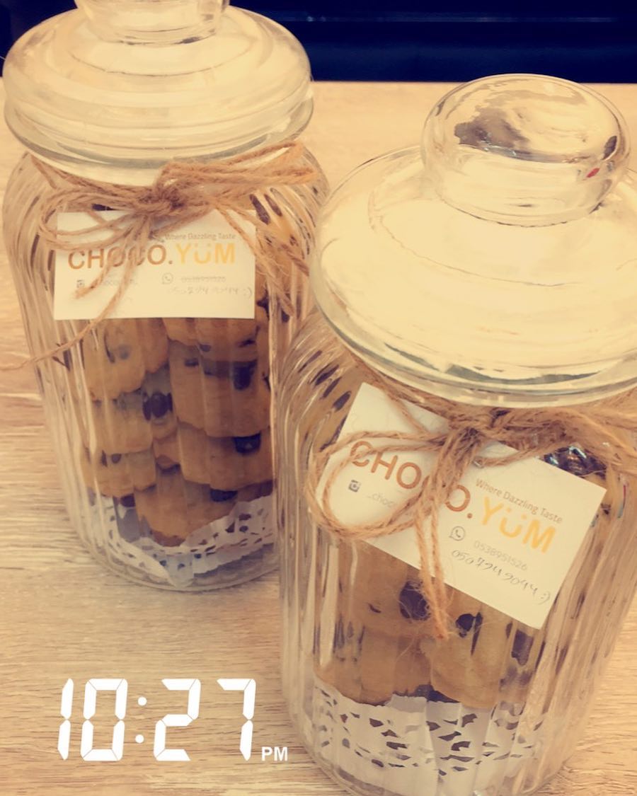 آخر طلبية لليوم طازجة لدوام بكرة بالعافية . . #كوكيز #طلبات #توصيل_الرياض #متجر #متاجر #ضي