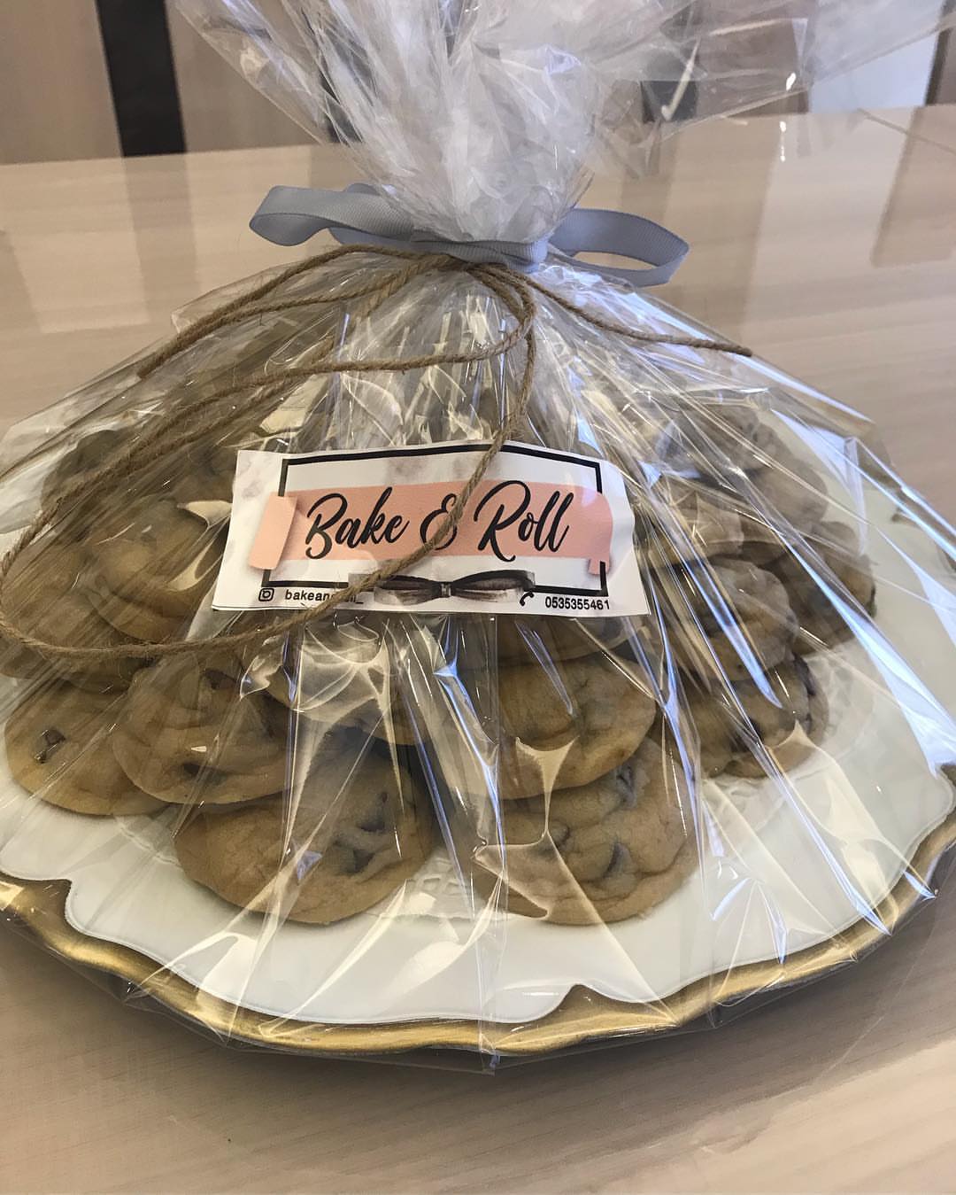 صباح الخير ✨☕️#bakeandroll_ #cookies#jeddah#morning #order