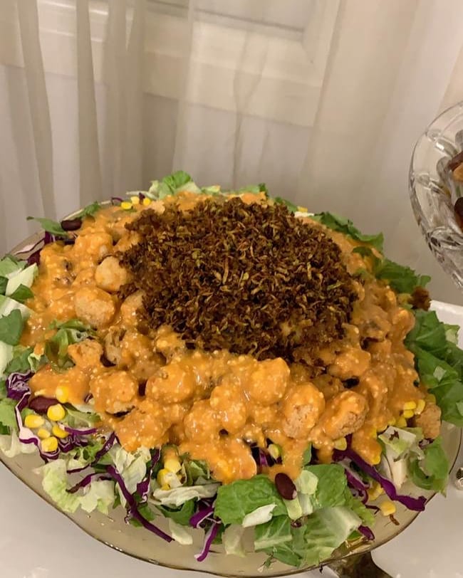 سلطة ديناميت الدجاج