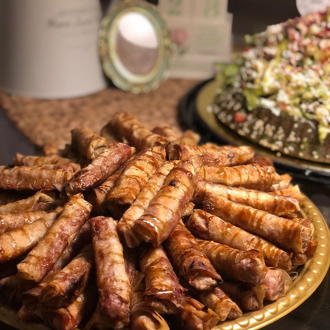 اصابع المسخن بدبس الرمان ❤️