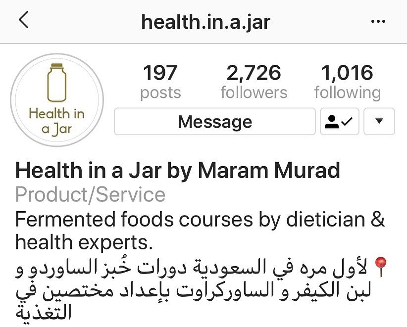 لدورات الساوردو والكفير والخضار المخمرة وللتوصيل ايضا تابعوا هذا الحساب! For sourdough, ke