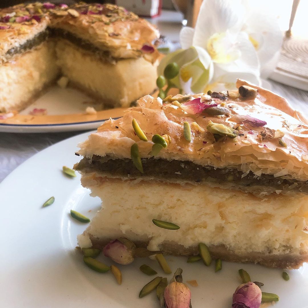 شيز كيك بقلاوة #شيز كيك #الجبيل #السعودية