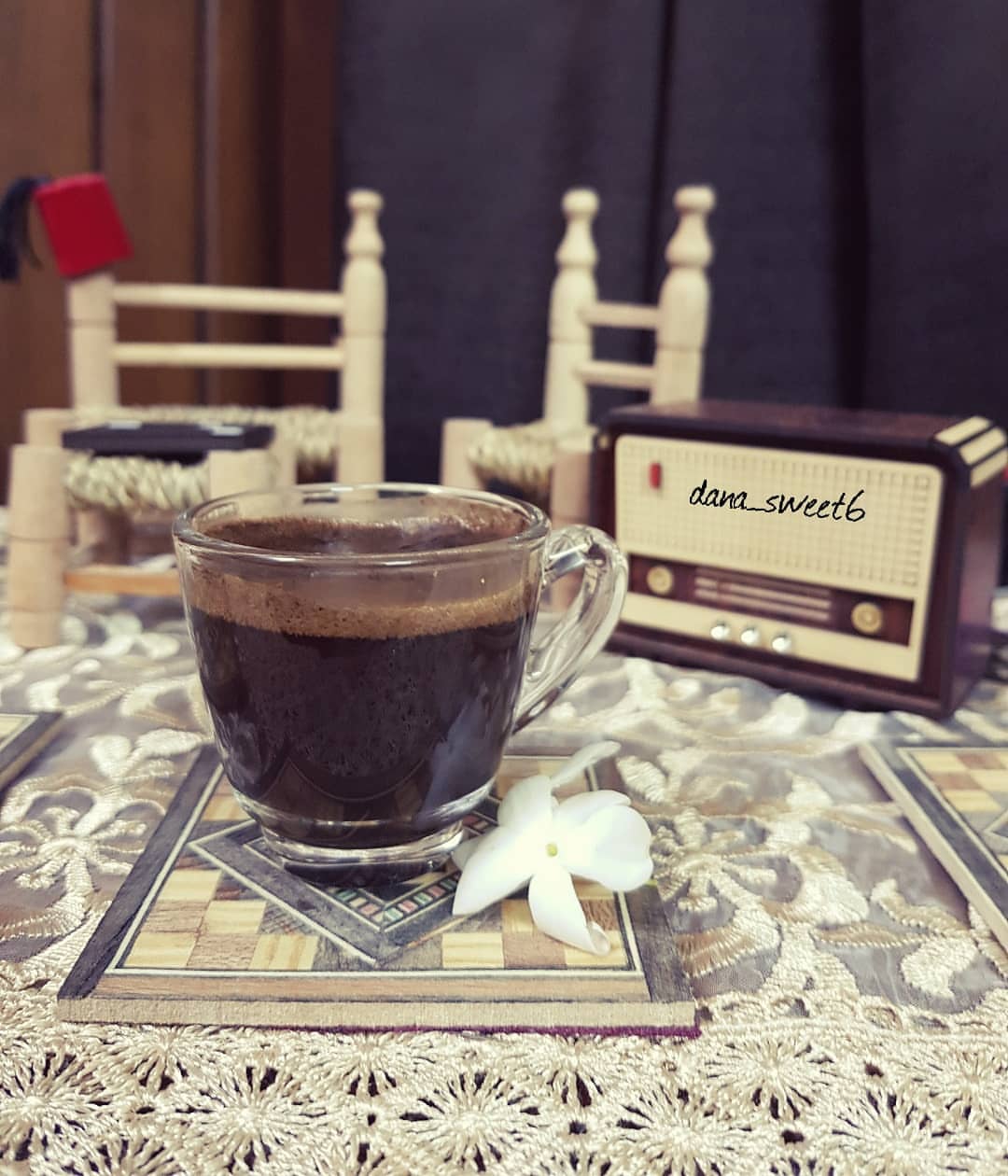 لعينيك قهوة الصباح وعبق الياسمين ❤ #dana_sweet6 #damascus #ياسمين_الشام