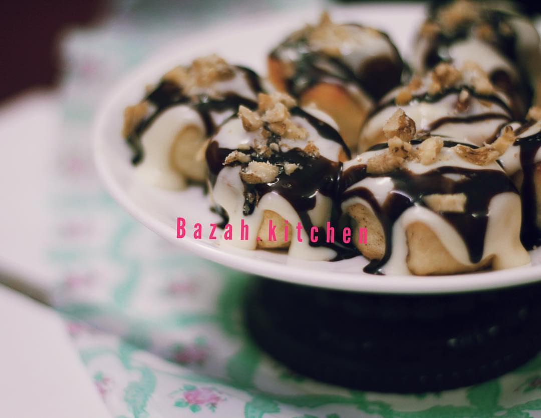 . #سينابون بالشوكلاته بالمكسرات ، ‍# ، ‏⁧‫‬⁩ ‏ . .