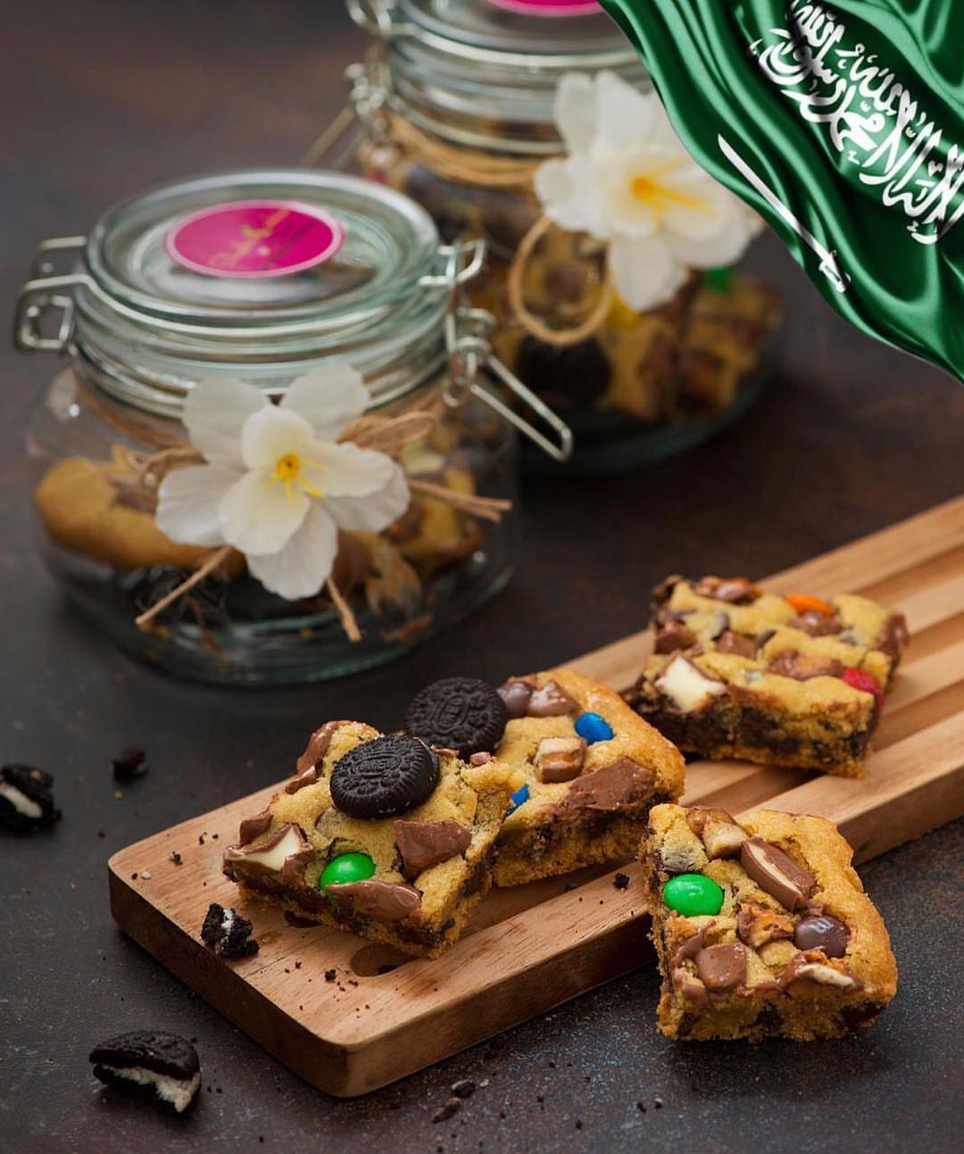 In celebration of #SaudiNationalDay A new Cookie bites flavor “Crazy Bites” will now be av
