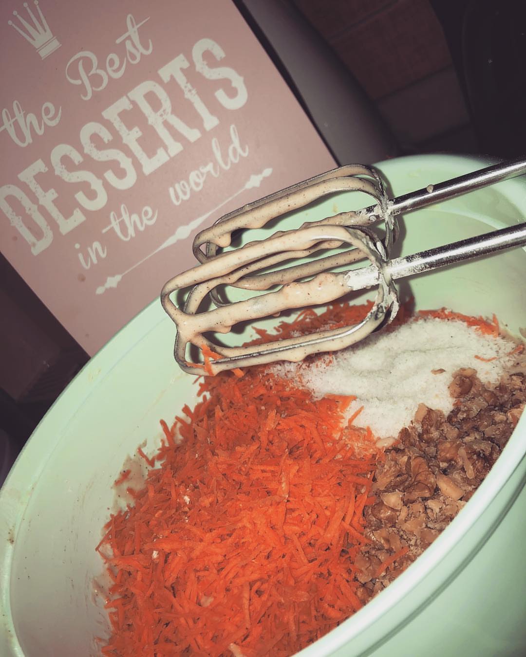 . . Indeed it is .. . . Fresh butterscotch walnut carrot cake baked with love . . Order no