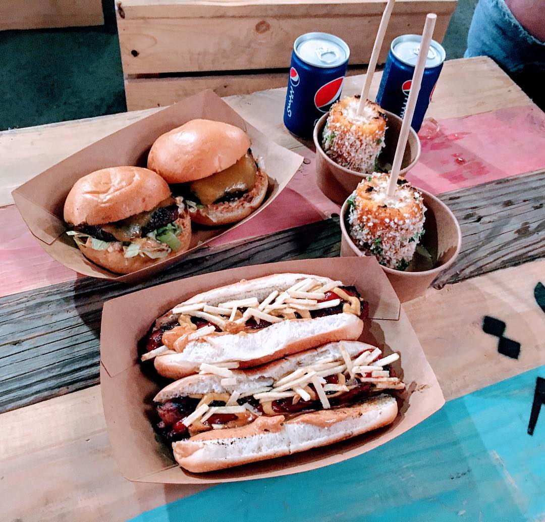 Burger or hotdog Mexican corn or fries Sapidus make it delicious