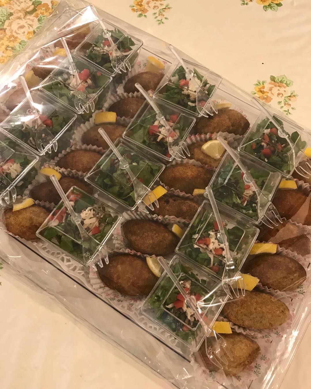 للتقديم كبه مقليه وسلطه جرجير