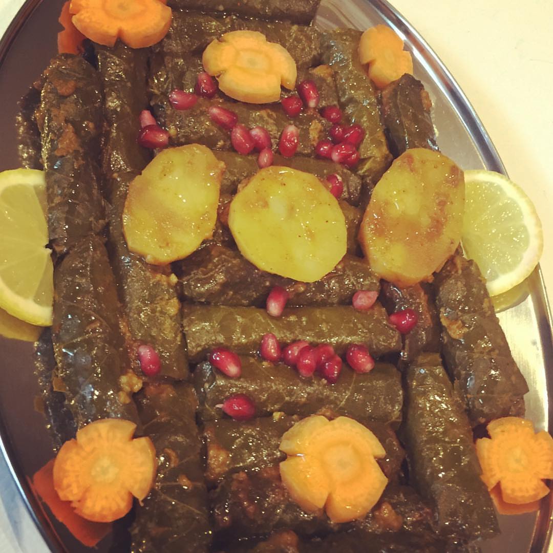 #ورق_عنب_بدبس_الرمان #محاشي #ملفوف #جريش #قرصان #مرقوق #طبخ #الرياض