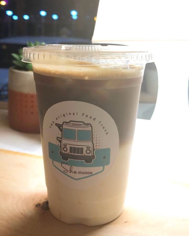 Iced spanish latte " ONLY 11 SR " آيس سبانش لاتيه ب " ١١ ريال فقط " سيتوفر ابتداءً من يوم