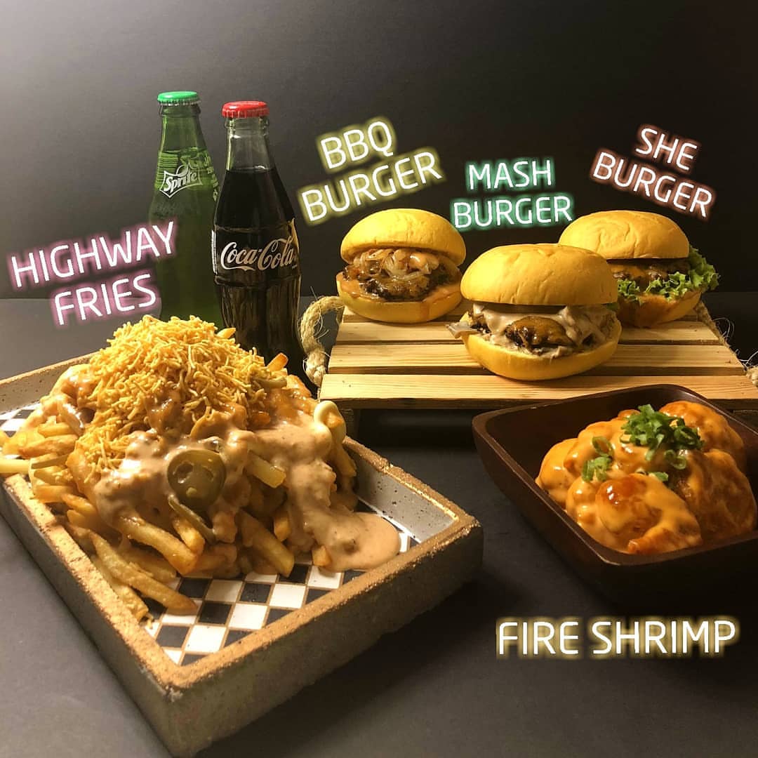 Treat yourself to the best burger in town, right here at ☄ .