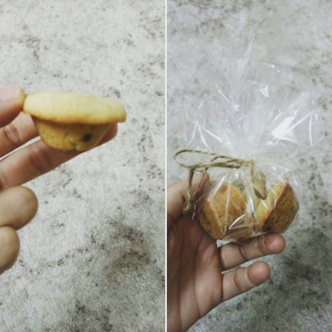 ميني كب كوكيز محشي نوتيلا 3 حبات ب 5 ريال