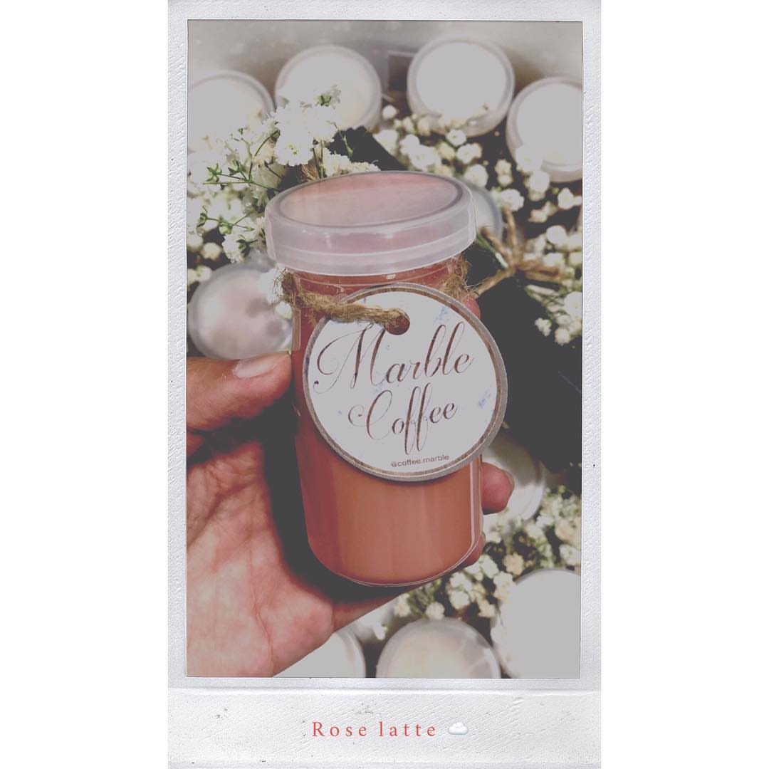 Rose latte