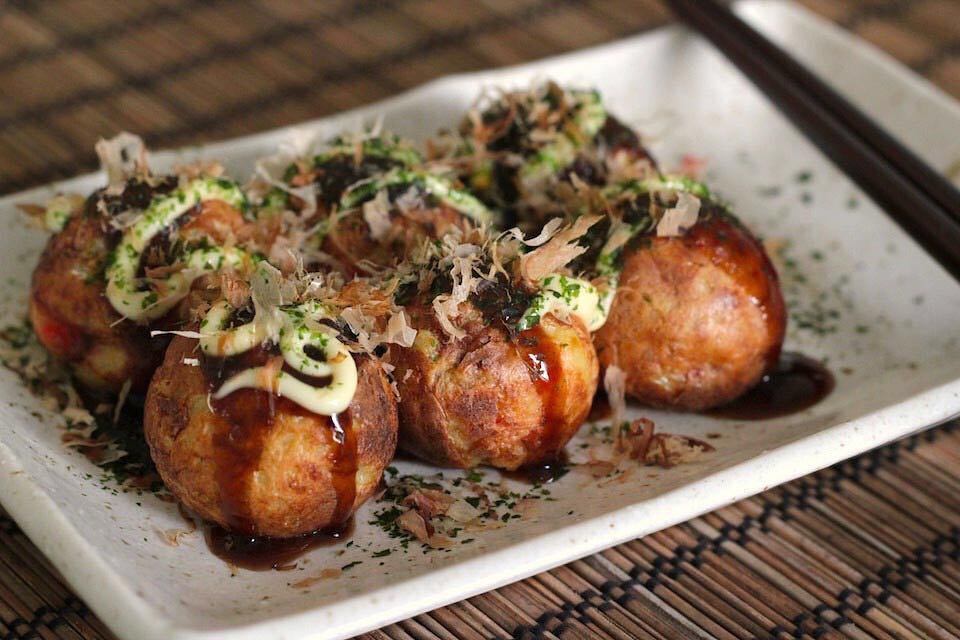 Finally Takoyaki #japanesefood #shrimp #takoyaki #yumesushii