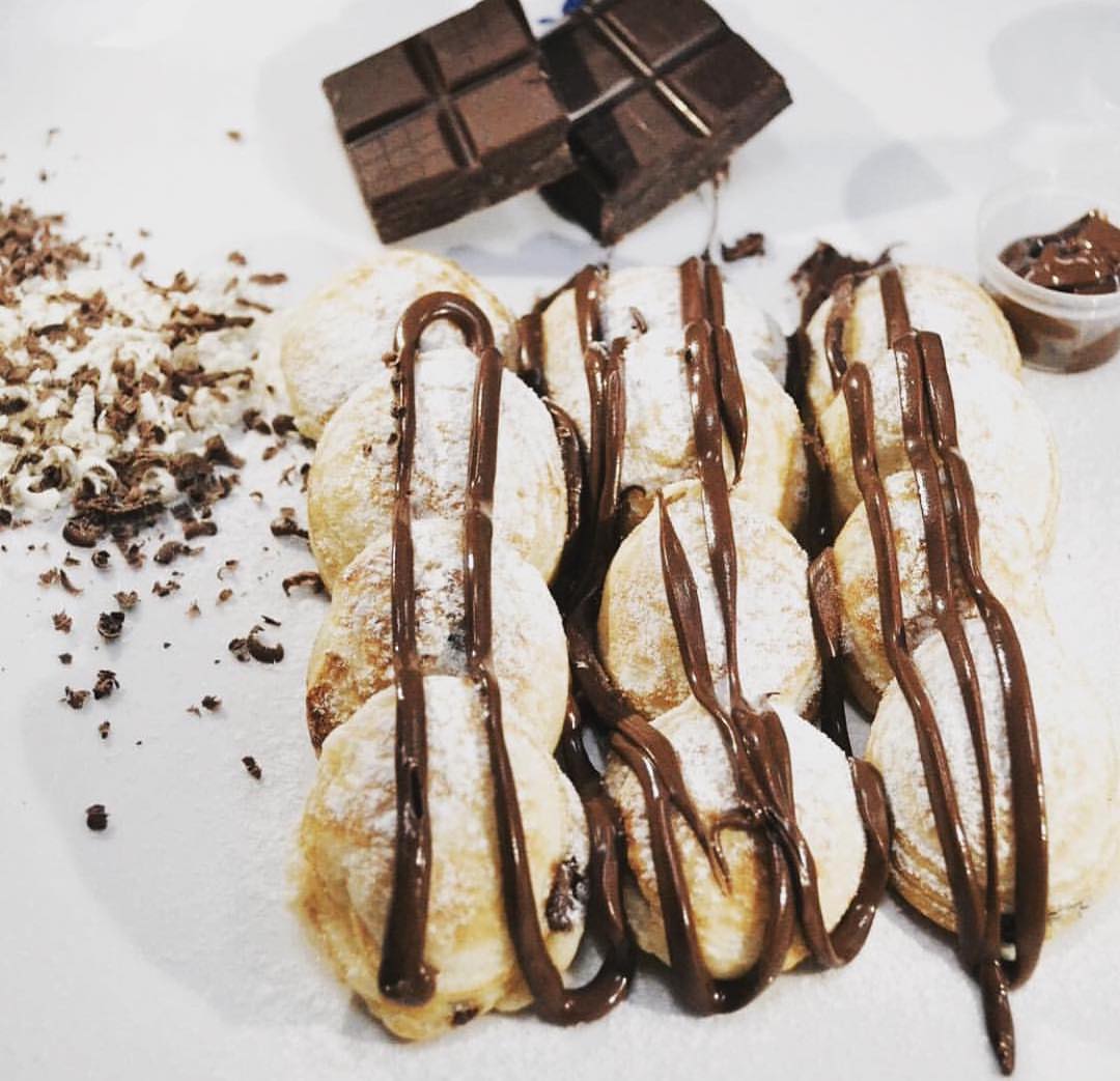 We also got a special recipe for our mini pancakes #موشي #تشيز_كيك_ياباني #لوتس #كلاسك #نو