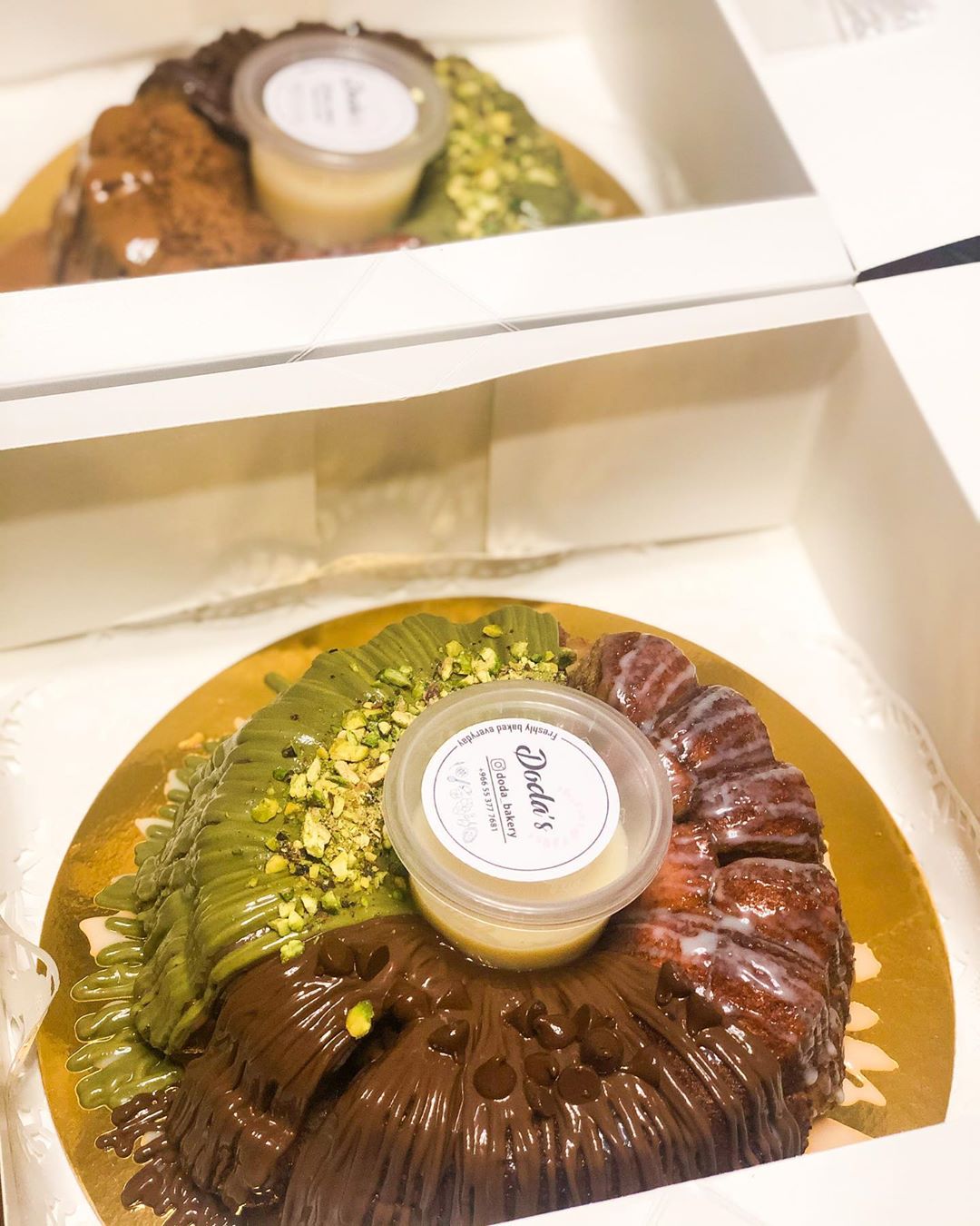 The secret ingredient is love ♥️ #monkeybread #yummy #nutella #lotus #pistachio #معجنات #خ