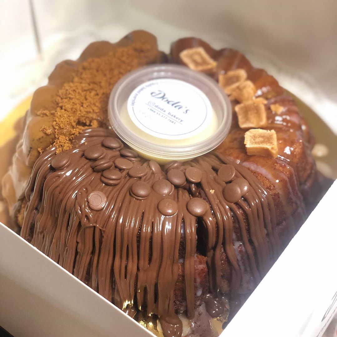 Monkey bread حجم وسط ٤٥ كوره ثلاثه نكهات وحشوات ٩٠ ريال للطلب #توصيل #طلبات #حلى #رمضان #ن