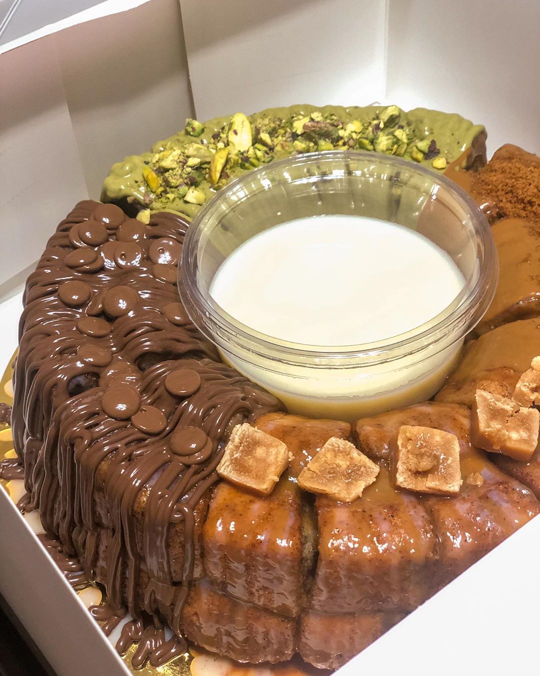 Monkey bread large size four flavors 130sr #monkeybread #order #food #yummy #nutella #lotu