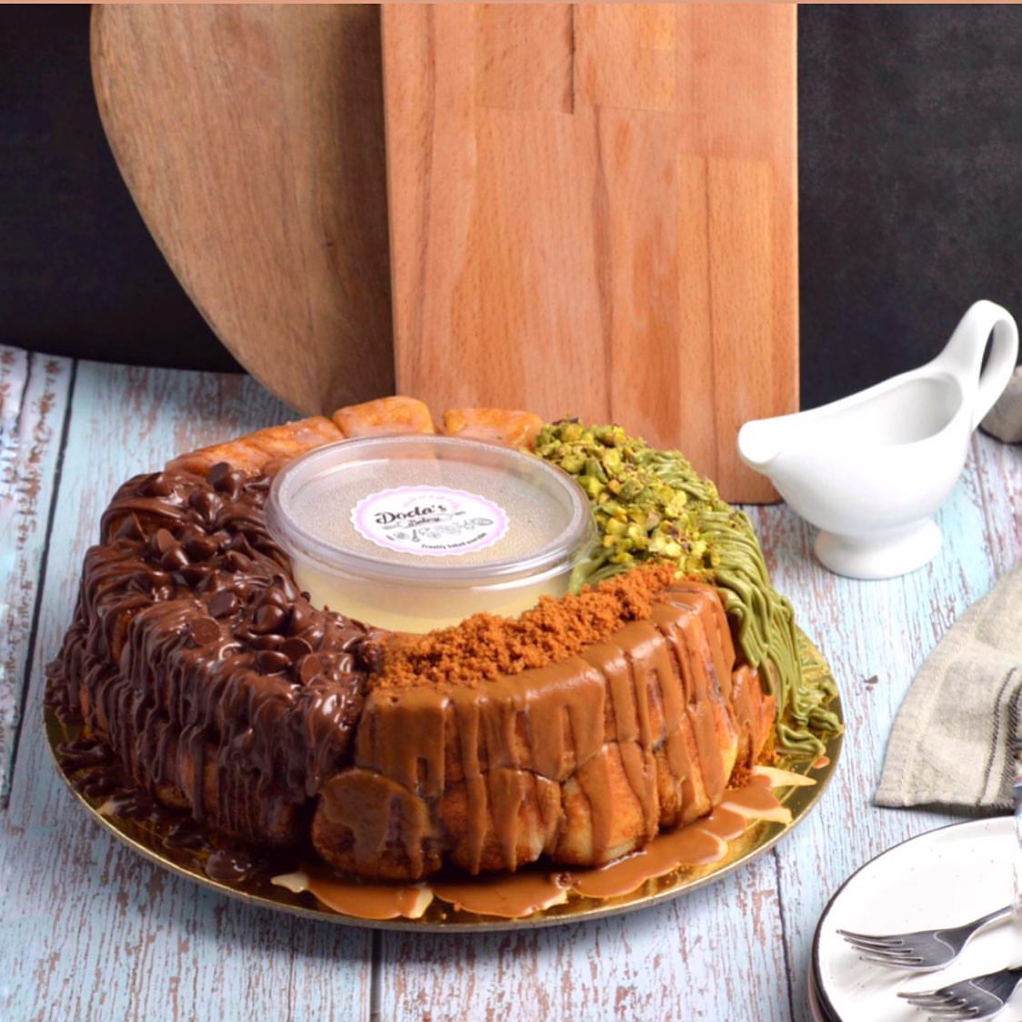 Who has yet to taste the sweetest and most delicious monkey bread in Jeddah #monkeybread #