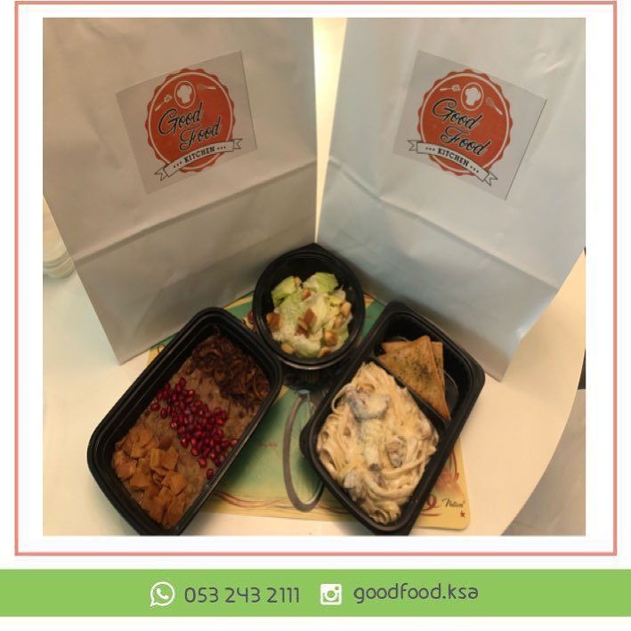 Harrak Esbao Fettuccine Caesar Salad #غداء_موظفين #غداء_عمل #غداء_يومي #طبخ_منزلي #lunchbo