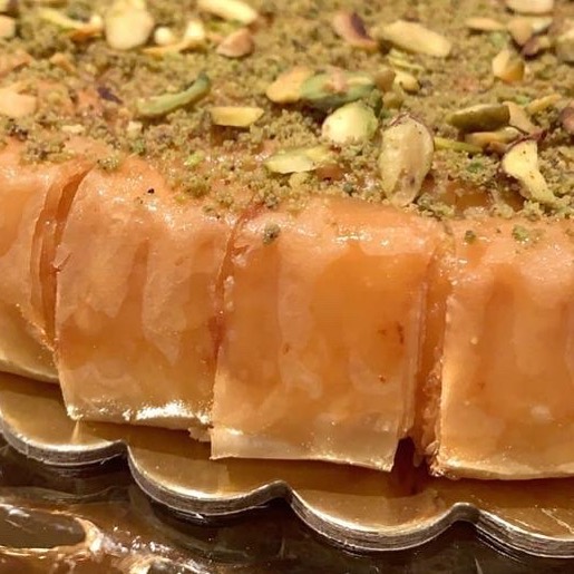 بقلاوة كريمي مقرمشة وخفيفة #بقلاوة_الرياض #بقلاوة_لذيذة #بقلاوة_بالفستق #بقلاوة_فاخرة #بقل