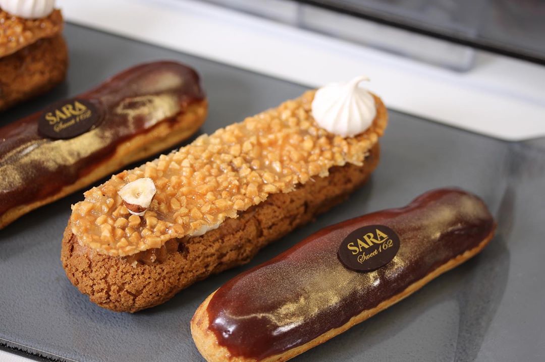نتائج دورة الاكلير! #دورات_كيك #cake