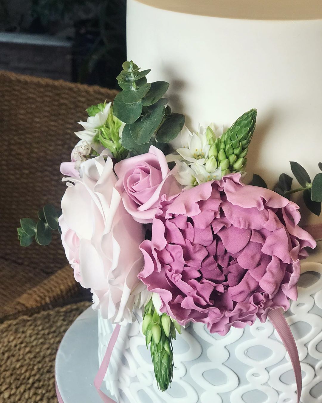 Part 3 ورد سكر #cake #design #french #pastry