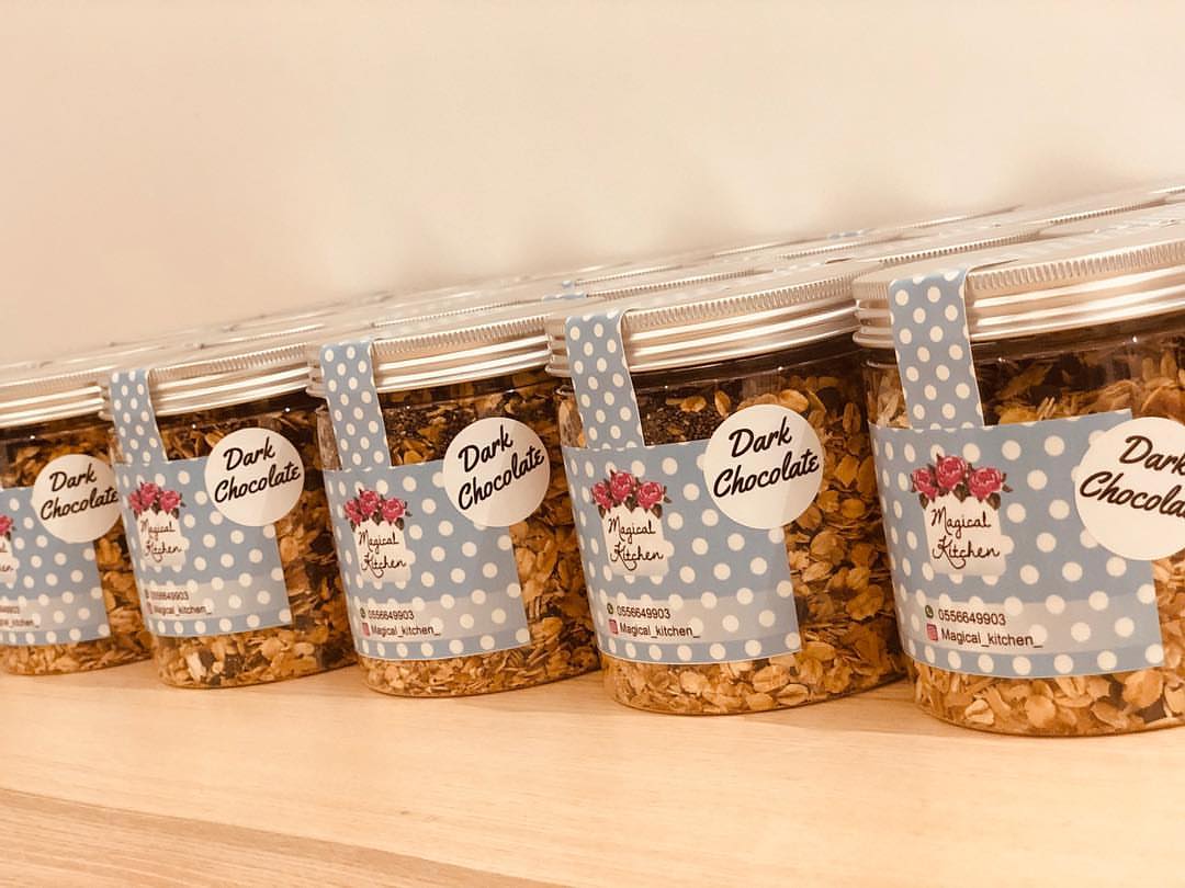 . . . أي نكهه تحبون ؟ Which flavor do you like . . #granola #ksa #riyadh #saudiarabia #صحي
