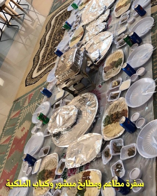 #سفرة_مطاعم_ومطابخ_مبشور_وكباب_الملكية#سفرة_ملكية
