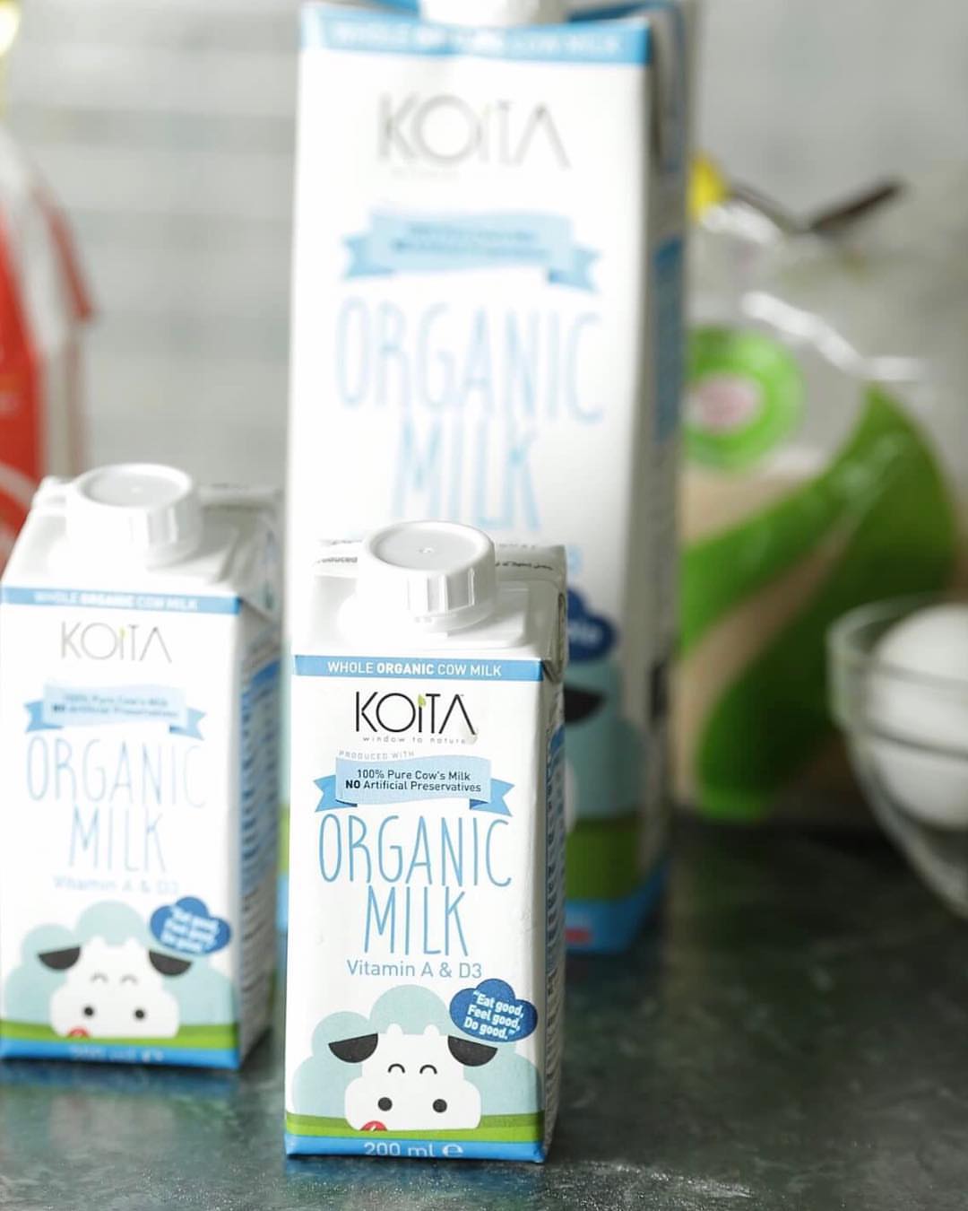 From the beginning, Amaluna used and continues to use Organic Milk in all our cakes Why Co