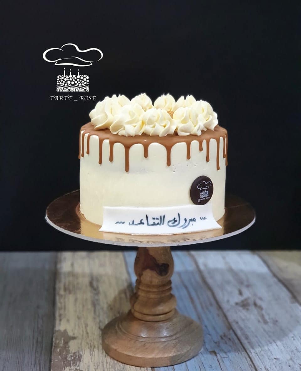 كيكة مقاس ٦ انش ميني #هروب #حلويات_تارت_روز #كيك #الصهاليل #جازان