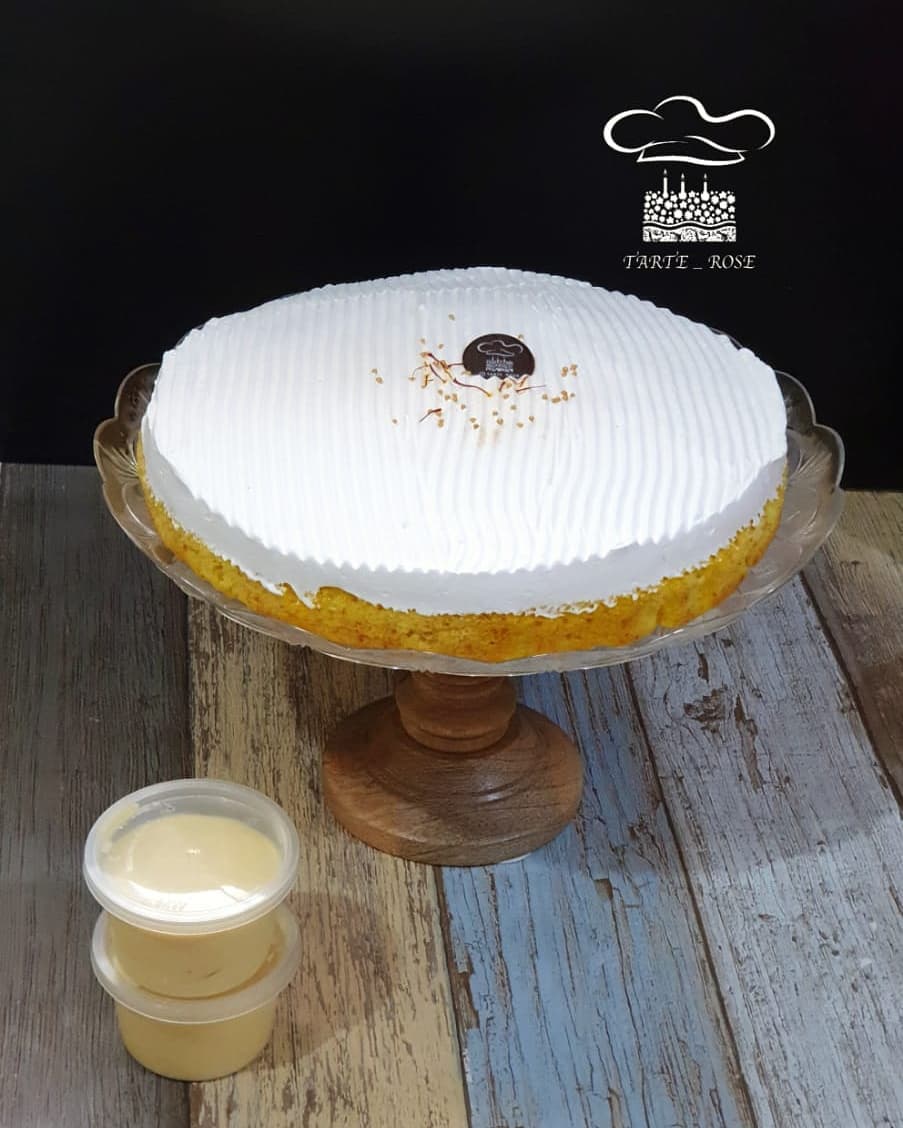 كيكة الزعفران #هروب #حلويات_تارتي_روز #كيك #الصهاليل #جازان