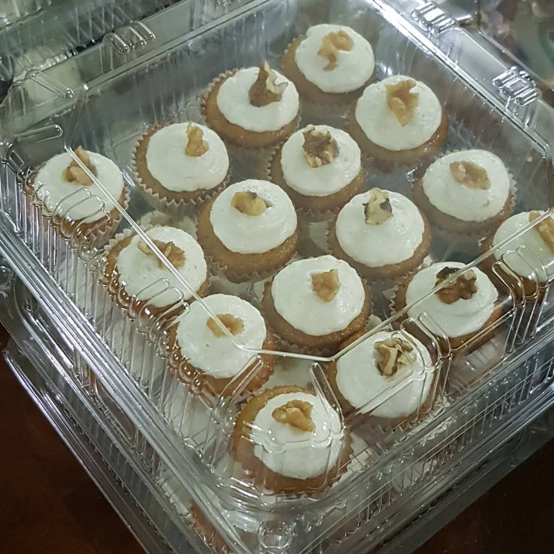 Congratulations on your 1st milestone ✌ . . Keep it up . . #cupcakes #carrotcake #minicarr