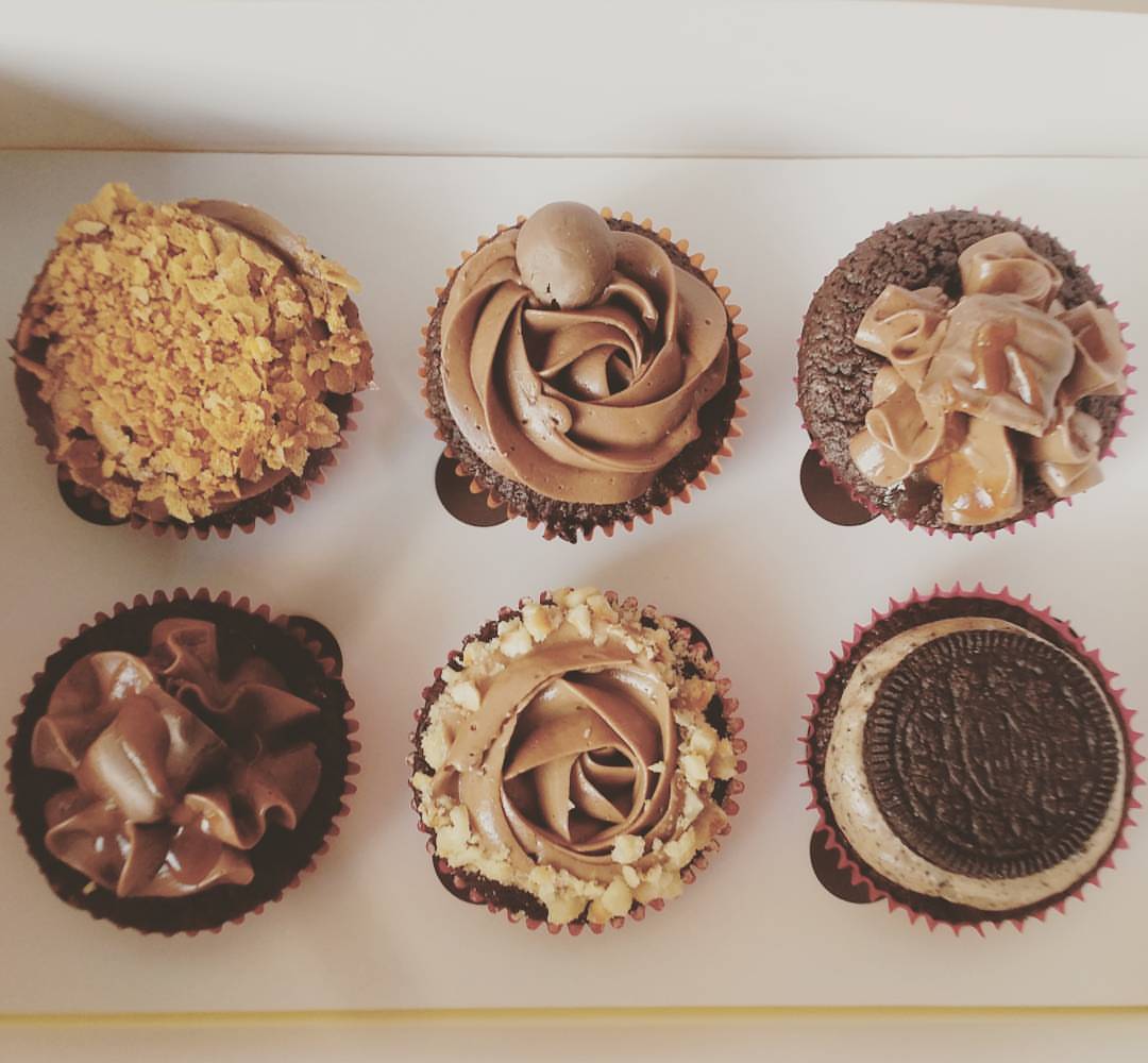 صباح الشوكولاتة . . Guten Morgen ☕ . #morning #chocolatecupcakes #chocolate #chocolatelov