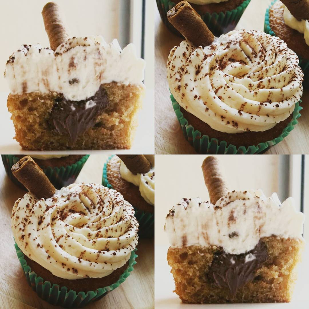 New flavor ☕ نكهة جديدة ☕ . . . #cupcake #coffee #chocolate #creamcheese #mocha #tirmesu