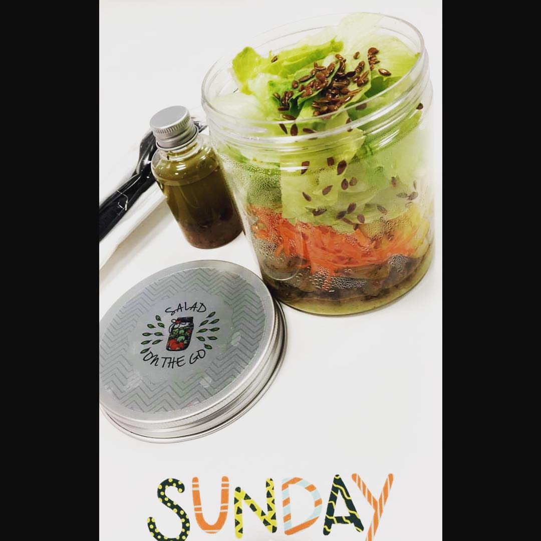 Sunday California #saladonthego #salads #healthyfood #healthylifestyle #healthy #lunch #سل