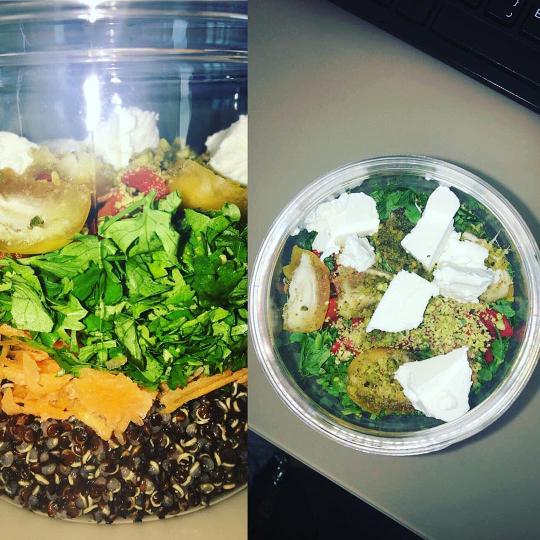 Sweet quinoa #saladonthego #salad #quinoa #saudiarabia #lunchbreak #lunchtime #lunch #heal