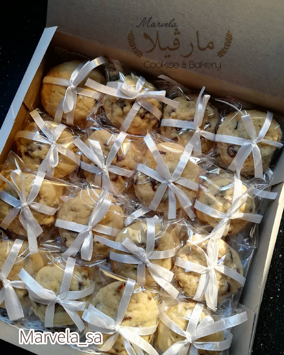 توزيعات ميني كوكيز ❤️✨ #مارڨيلا #حلى #كوكيز #كوكيز_محشي #كوكيز_لذيذ #صفوى_القطيف_العواميه