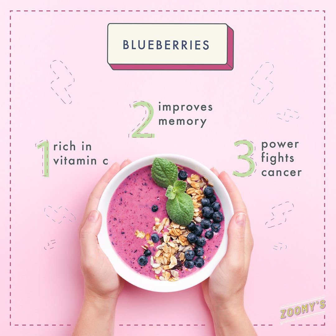 Who loves blueberries!⚡️ . . . . #granola #healthyfood #oatmeal #benefits #snack #food #h