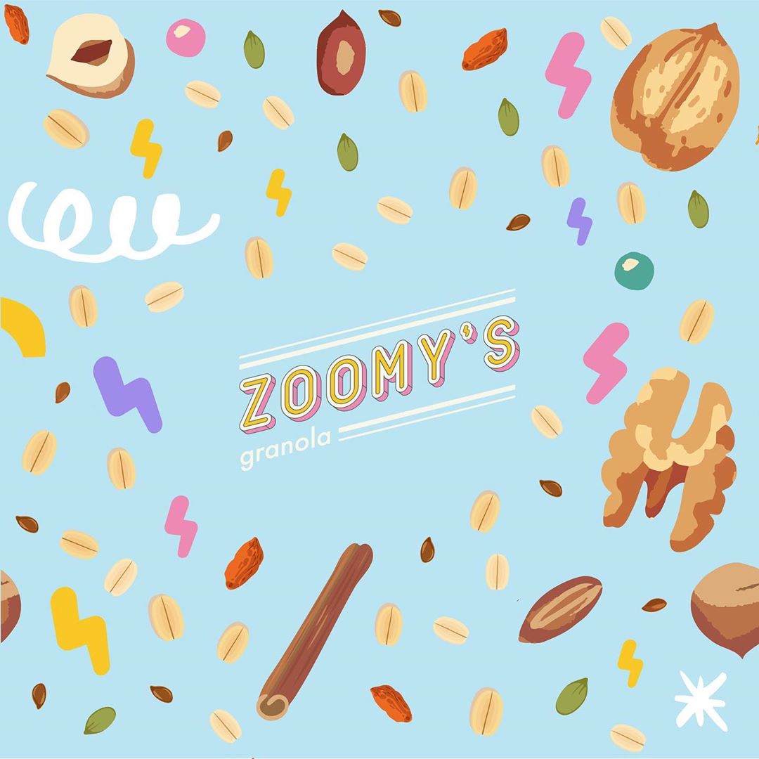 ‏ Zoomy’s is filled with a variety of healthy ingredients⚡️ . . . . ‏#granola #healthyfoo