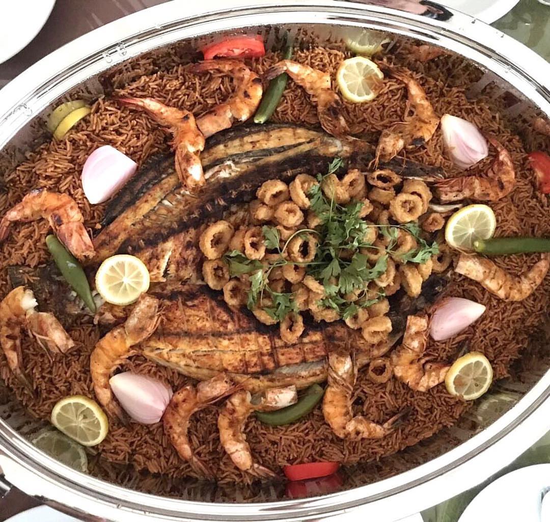 بتجرب معانا الذ صيادية في الرياض بسمك السي باس والجمبري الطازج ... سواء مشوية او مقلية زي