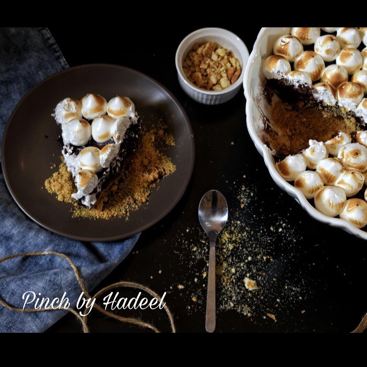 Our signature S’mores worth each calorie For orders: #cake#riyadh#dessert#cheatday#food#ks