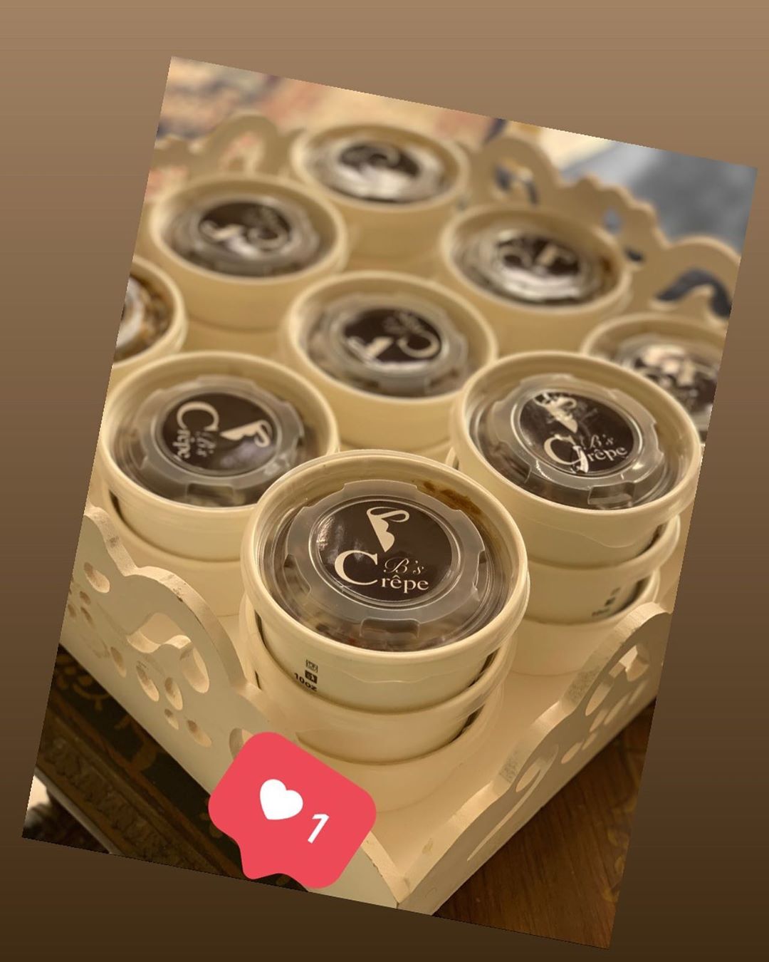 ❤️❤️ #Crepes #Creperoll #food #crepe #bs_crepe #thanks #coffeeshop #riyadh #riyadhrestaura