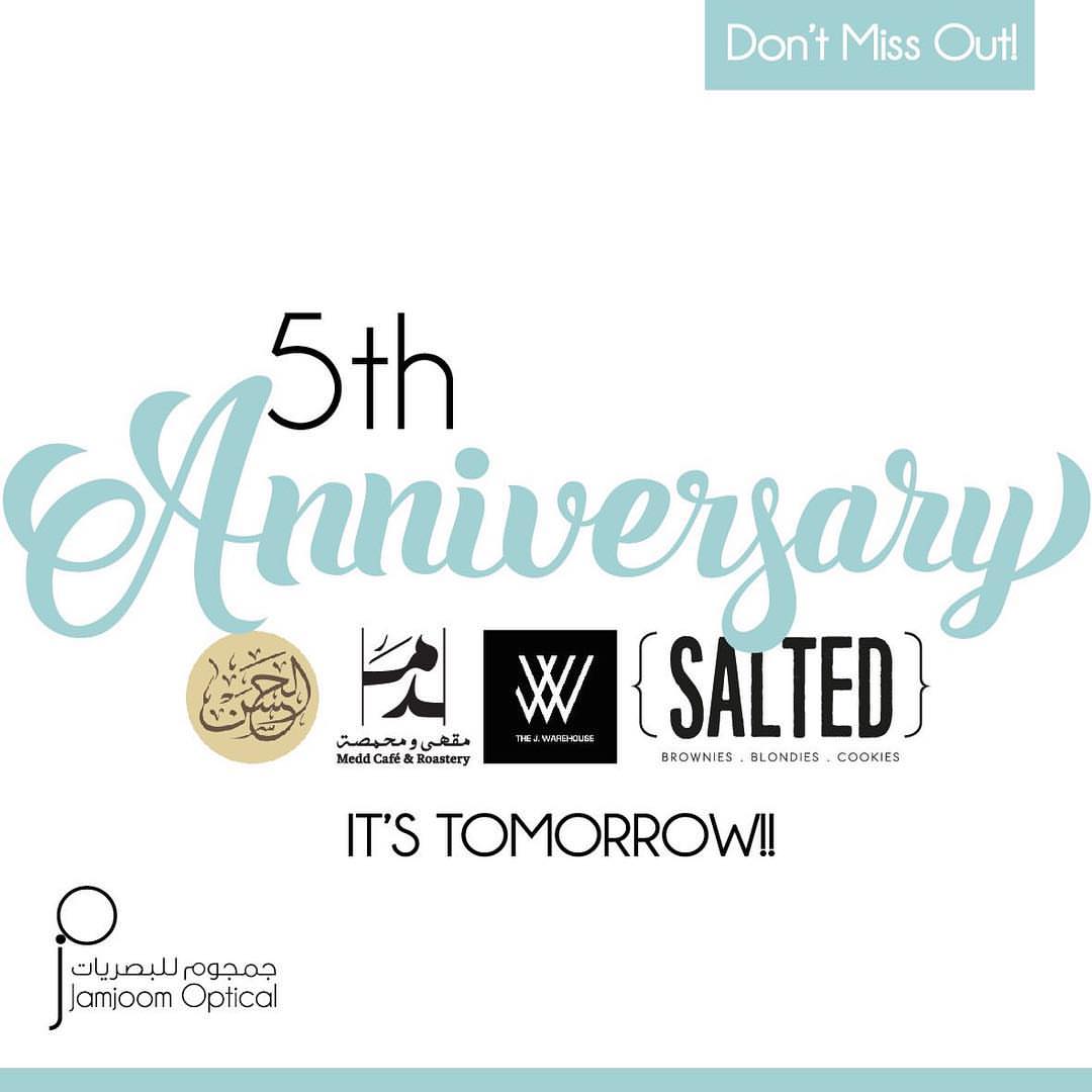 Find us anniversary event tomorrow evening don't miss out