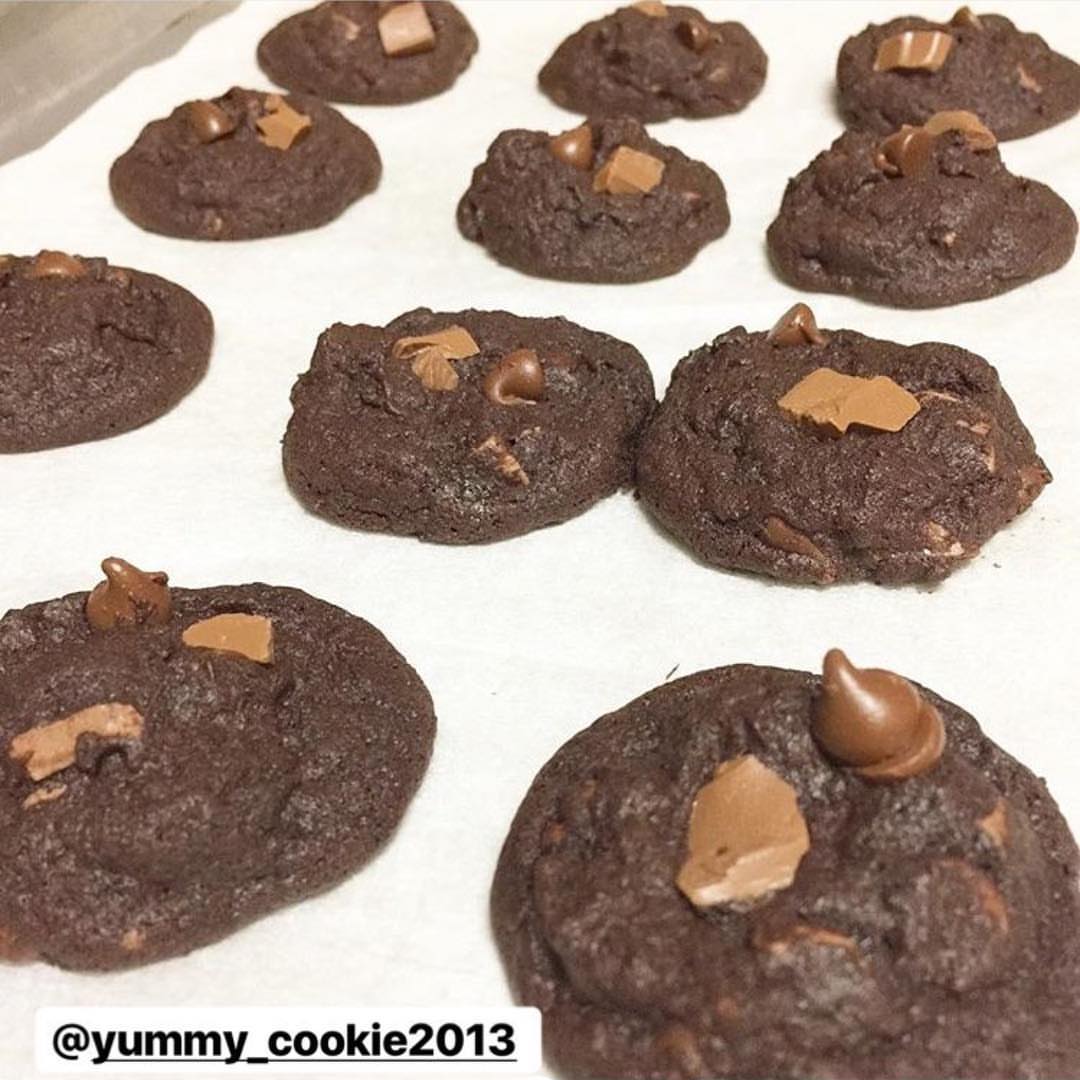 #دبل_تشوكليت_كوكيز #صباح_الخير #cookie #cake #cookie_cake #ksa #saudiarabia #alkhobar #dam