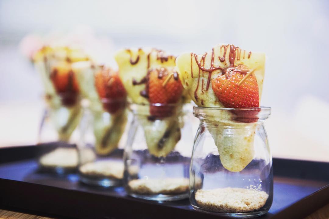Tiny cups crepe#دعم#نشر#مطاعم_جده#مكة#شوكولاته#كريب_نوتيلا #كريب #زواج#جمعات#حفلة#بارتي#دي