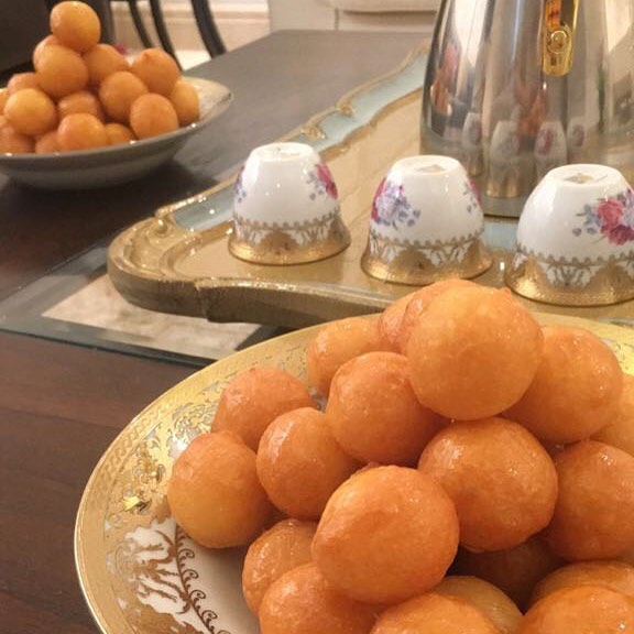 #رمضان #لقيمات #فطور #مال_أول#حلا #لقيمات_مقرمشه