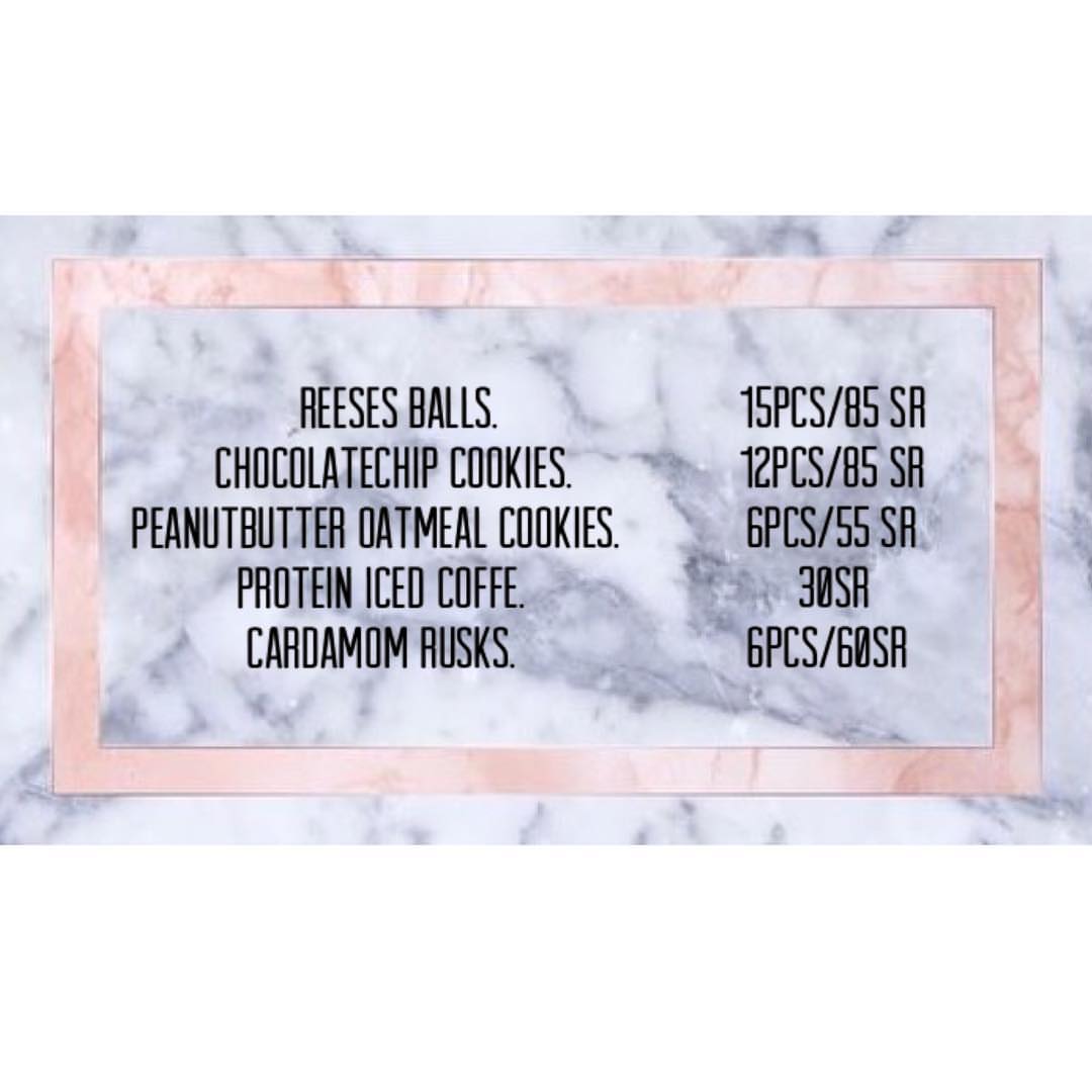Our menu✨