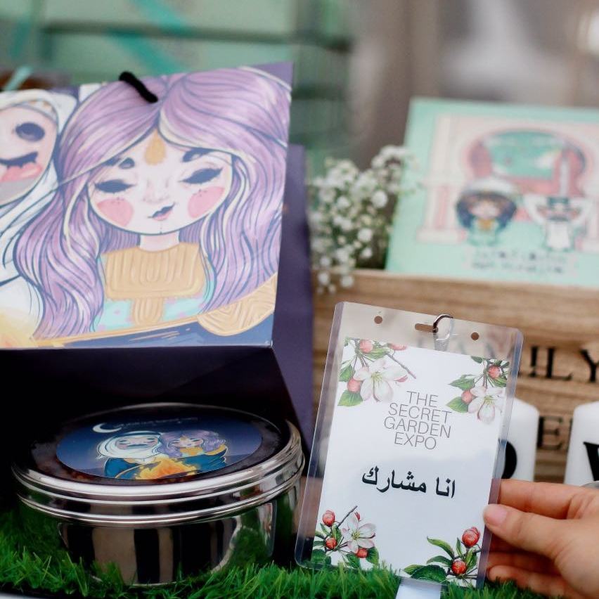من مشاركتنا بمعرض #الحديقة_السرية قبل أسبوع #الرياض #السعودية #الدمام #جدة #حلى #قهوة #كوك